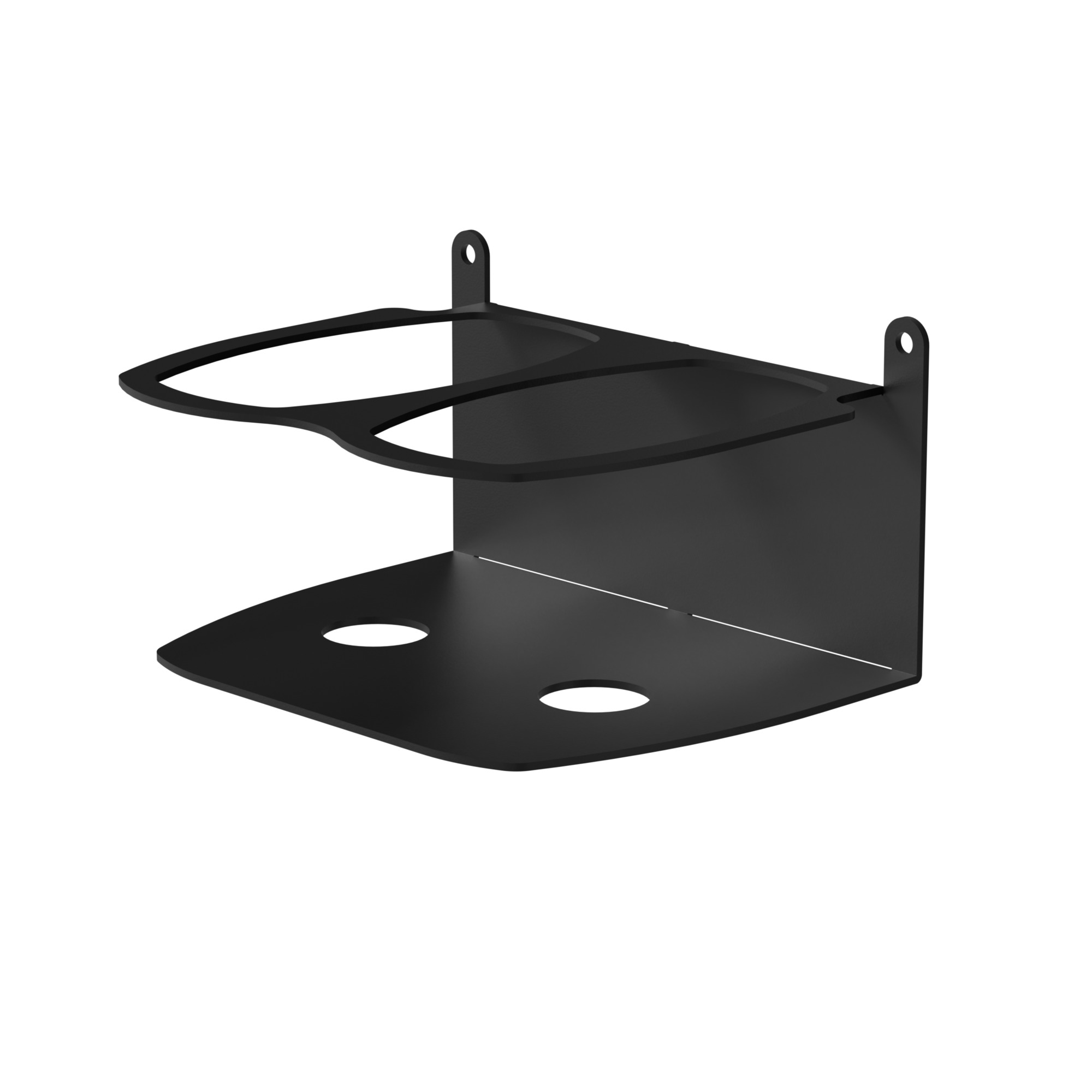 Koova, 2 Oval Spray Bottle Holder - Wall Mounted, Width 4 in, Height 6 in, Depth 14 in, Model# KV-OVLSPRAY-2